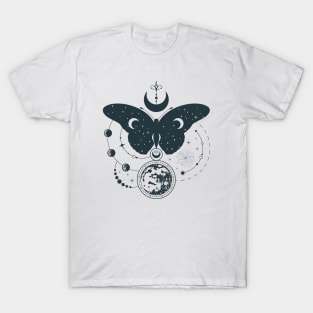 Hand Drawn Mystical Moon T-Shirt